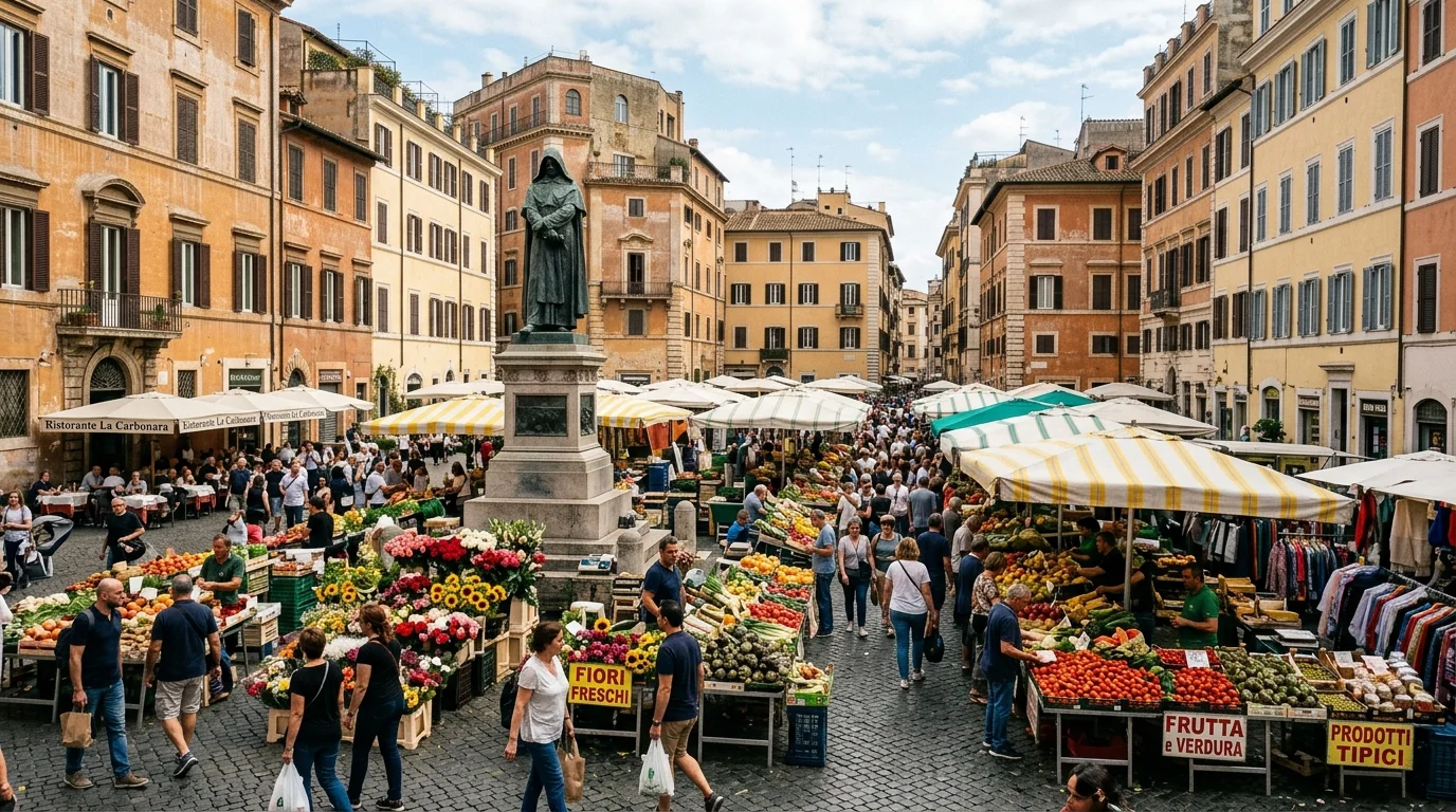 Campo de' Fiori in Rome