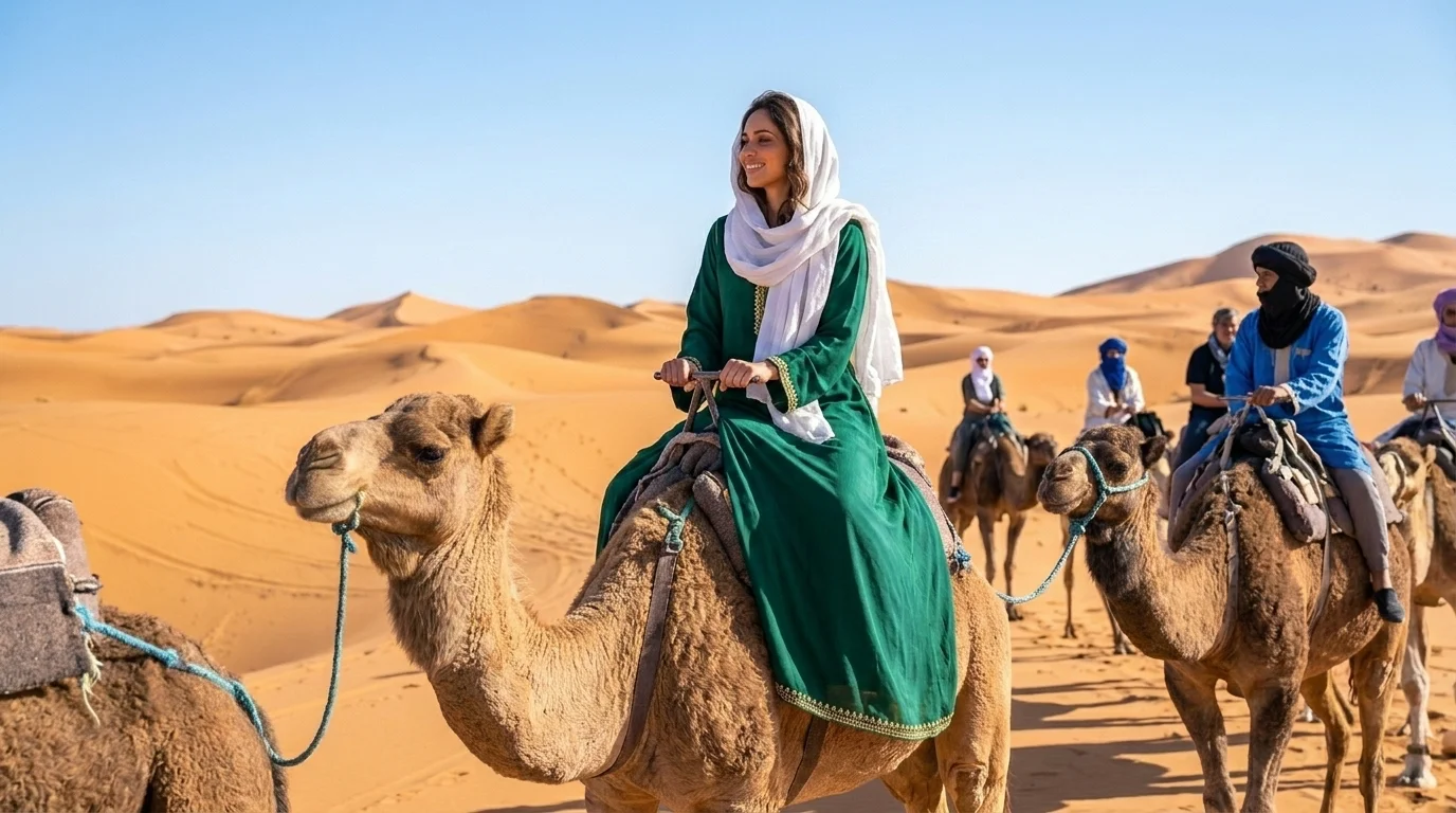Sahara Desert, Merzouga (Erg Chebbi), Morocco