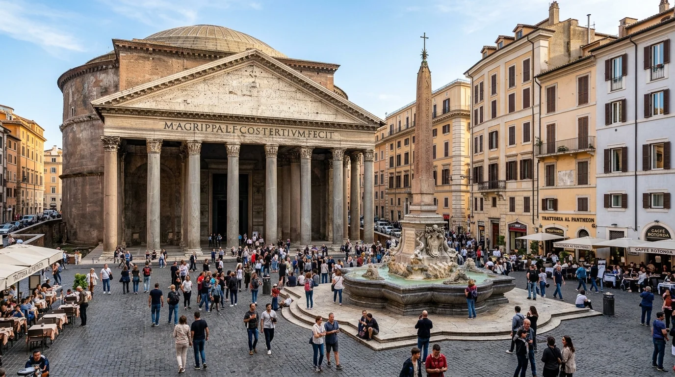 The Pantheon, Piazza della Rotonda, Rome, Italy