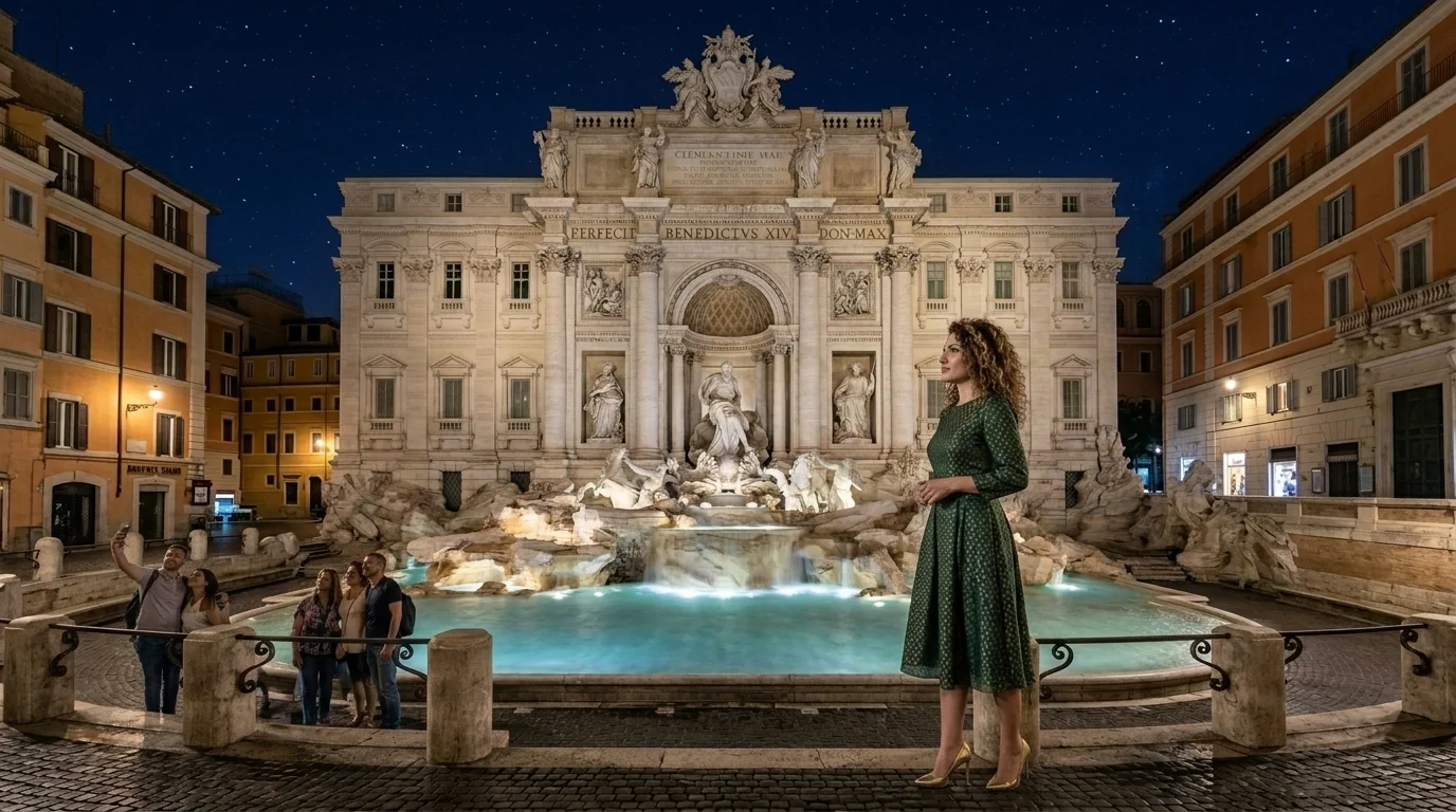 Trevi Fountain (Fontana di Trevi), Rome, Italy