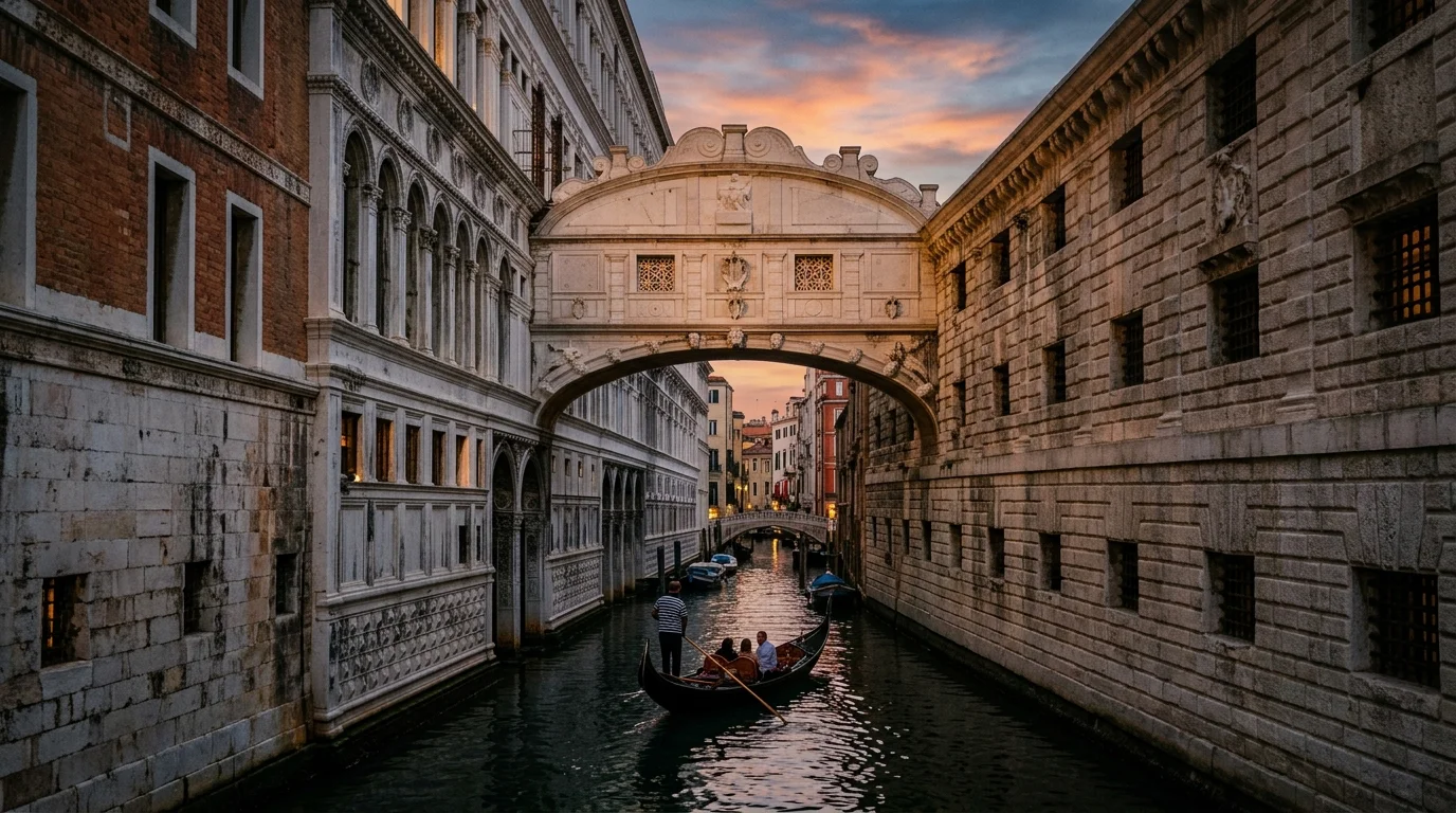 Bridge of Sighs (Ponte dei Sospiri0, Venice, Italy
