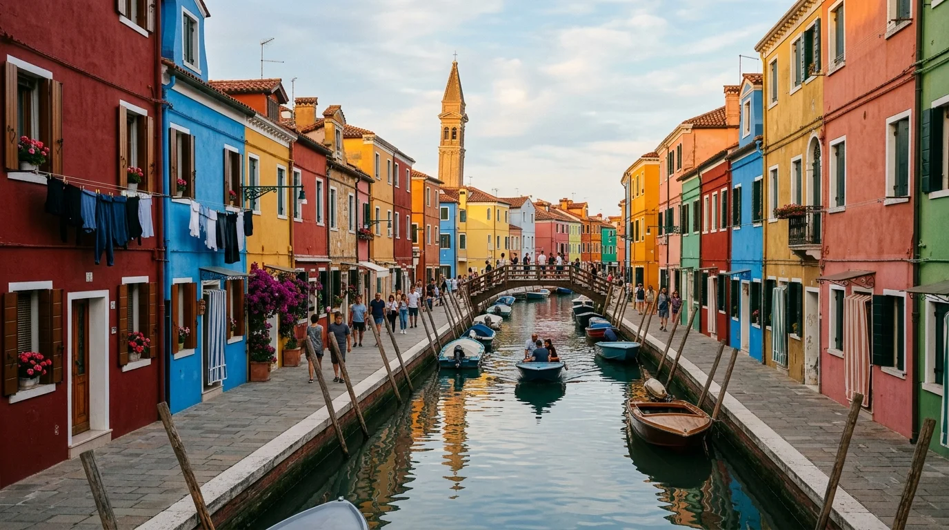 Island of Burano, Venice, Italy