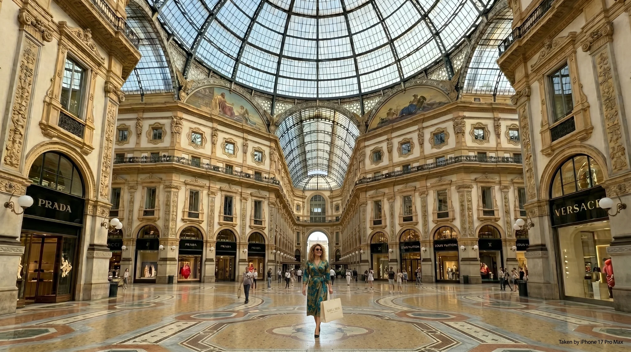 Galleria Vittorio Emanuele II interior, Milan
